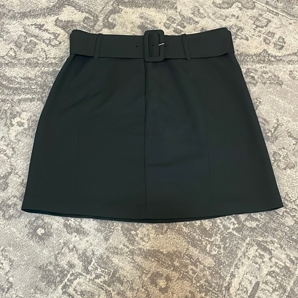 H&M Dresses & Skirts - Forest Green A-line Skirt with Belt